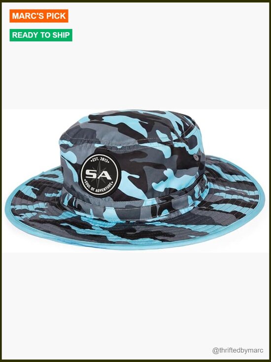 UV 50+ Bucket Hat with Adjustable Drawstring Moisture-Wicking UPF Sun Hat main image 5